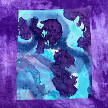 Load image into Gallery viewer, Vintage 90's MARY ELIZABETH ART DESIGNS Abstract Floral Ink Art Patch Tie Dye T-Shirt
