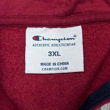Load image into Gallery viewer, CHAMPION Colour Block Embroidered Big Logo Spellout Full Zip Hoodie

