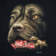 Load image into Gallery viewer, Early 00&#39;s ROCK CHANG Pitbull Terrier Dog Animal Graphic T-Shirt
