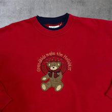Load image into Gallery viewer, Vintage 90’s MC Sportswear “Grandkids Make The Holidays” Teddy Bear Double Collar Sweatshirt
