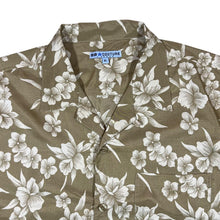 Load image into Gallery viewer, BB COUTURE London Hawaiian Tropical Floral Patterned Open Collar Polyester Shirt
