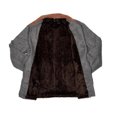 Load image into Gallery viewer, Early 00’s Soft Touch Suede Effect Fur Lined Zip Bomber Jacket
