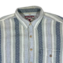 Load image into Gallery viewer, Vintage 90&#39;s AMERICAN TRADE Multi Striped Long Sleeve Flannel Shirt
