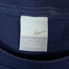 Load image into Gallery viewer, Early 00&#39;s NIKE Classic Mini Swoosh Logo Navy Blue Short Sleeve T-Shirt
