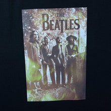 Load image into Gallery viewer, The Beatles (1999) Hazy Graphic Spellout Pop Rock Band Black T-Shirt
