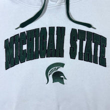 Load image into Gallery viewer, Stadium Athletics NCAA Michigan State Spartans Embroidered College White Hoodie
