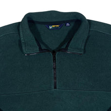 Load image into Gallery viewer, Vintage EBTEK Eddie Bauer Classic Green 1/4 Zip Pullover Fleece Sweatshirt
