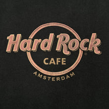 Load image into Gallery viewer, Early 00&#39;s HARD ROCK CAFE &quot;Amsterdam&quot; Classic Souvenir Logo Spellout Graphic T-Shirt
