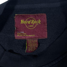 Load image into Gallery viewer, Hard Rock Cafe &quot;Atlanta&quot; Embroidered Souvenir Spellout Black Crewneck Sweatshirt
