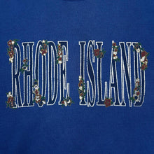 Load image into Gallery viewer, Vintage 90&#39;s Lee Made In USA RHODE ISLAND Souvenir Spellout Graphic Crewneck Sweatshirt
