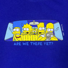 Load image into Gallery viewer, Vintage THE SIMPSONS (1999) &quot;Are We There Yet?&quot; TV Show Graphic T-Shirt
