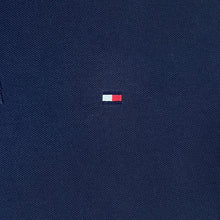 Load image into Gallery viewer, TOMMY HILFIGER Classic Embroidered Mini Logo Navy Blue Short Sleeve Polo Shirt
