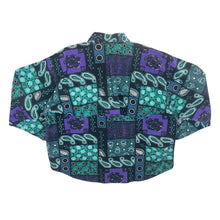 Load image into Gallery viewer, Vintage 90&#39;s Crazy Abstract Paisley Patterned Cowboy Western Cotton Long Sleeve Shirt
