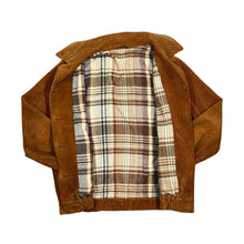 Load image into Gallery viewer, Vintage 90&#39;s C&amp;A Classic Plaid Check Lined Corduroy Cord Bomber Jacket
