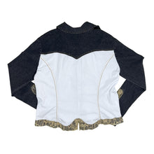 Load image into Gallery viewer, Western Style Snakeskin Patterned Cotton Elastane Long Sleeve Shirt
