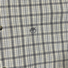 Load image into Gallery viewer, Vintage Timberland Blue Grey Plaid Check Long Sleeve Button-Up Cotton Shirt
