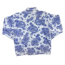 Load image into Gallery viewer, Vintage 90&#39;s Paisley Patterned Cowboy Western Popper Long Sleeve Shirt
