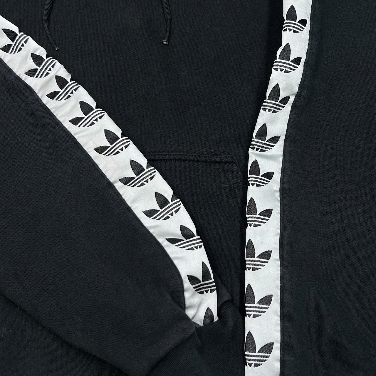 Adidas trefoil tape outlet hoodie