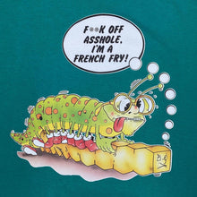 Load image into Gallery viewer, Vintage 90’s Screen Stars I'm A French Fry Caterpillar Cartoon Novelty Graphic T-Shirt
