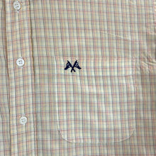 Load image into Gallery viewer, Vintage THOMAS BURBERRY Classic Plaid Check Pocket Logo Short Sleeve Button-Up  Shirt
