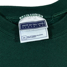 Load image into Gallery viewer, Vintage 90&#39;s FRUIT OF THE LOOM Classic Basic Blank Essential Green Crewneck Sweatshirt
