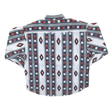 Load image into Gallery viewer, Vintage 90&#39;s No Barriers Aztec Western Patterned Striped Long Sleeve Cotton Shirt
