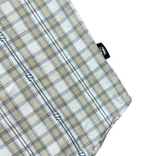 Load image into Gallery viewer, Early 00&#39;s BILLABONG Beige White Check Surfer Skater Short Sleeve Cotton Shirt
