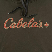 Load image into Gallery viewer, CABELA'S Classic Embroidered Big Logo Spellout Outdoor Hunting Fishing Pullover Hoodie
