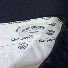 Load image into Gallery viewer, Dickies x Nano Universe Tac Twill Skater Classic Black Turn-Up Chino Shorts
