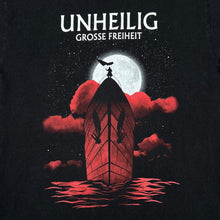 Load image into Gallery viewer, UNHEILIG &quot;Grosse Freiheit&quot; Electornic Gothic Pop Rock Graphic Spellout Band T-Shirt
