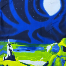 Load image into Gallery viewer, Early 00's Urban Gear Y2K Northern Lights Graphic Blue Green Polyester Shirt
