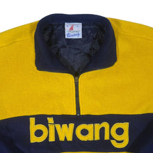 Load image into Gallery viewer, Vintage BIWANG Embroidered Big Spellout Colour Block 1/2 Zip Pullover Fleece Sweatshirt
