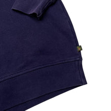 Load image into Gallery viewer, Early 00’s ORVIS Classic Basic Essential Striped Collar 1/4 Zip Pullover Sweatshirt
