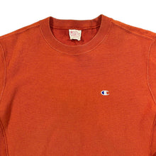 Load image into Gallery viewer, Vintage CHAMPION Reverse Weave Classic Embroidered Mini Logo Orange Crewneck Sweatshirt

