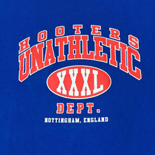 Load image into Gallery viewer, Early 00’s HOOTERS UNATHLETIC DEPT “Nottingham” Souvenir Graphic T-Shirt
