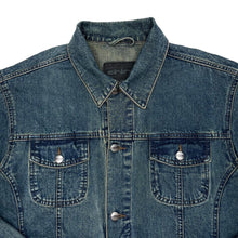 Load image into Gallery viewer, Vintage SHINE JEANS WEAR Classic Blue Denim Trucker Jacket
