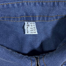 Load image into Gallery viewer, Vintage Forbidden Co. Cowboy Western White Blue Long Sleeve Cotton Shirt
