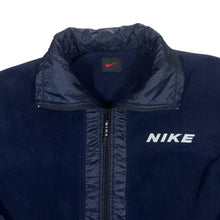 Load image into Gallery viewer, Vintage NIKE Embroidered Mini Logo Lightly Padded Zip Fleece Jacket
