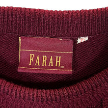 Load image into Gallery viewer, Vintage FARAH Embroidered Golf Motif Acrylic Wool Knit Sweater Jumper
