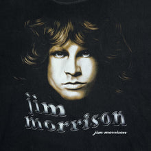 Load image into Gallery viewer, Early 00’s JIM MORRISON The Doors Tribute Graphic Blues Psych Rock Band T-Shirt
