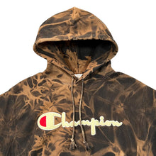 Load image into Gallery viewer, CHAMPION Reverse Weave Embossed Big Logo Spellout Tie Dye Pullover Hoodie

