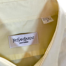 Load image into Gallery viewer, Vintage YSL YVES SAINT LAURENT Classic Mini Logo Yellow Short Sleeve Shirt
