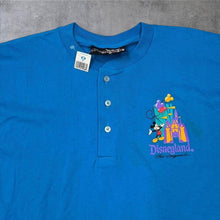 Load image into Gallery viewer, Vintage 90’s Disney Disneyland Souvenir Graphic Henley Button Single Stitch T-Shirt
