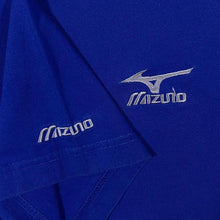 Load image into Gallery viewer, Early 00's Mizuno Classic Embroidered Mini Logo Blue Short Sleeve Cotton T-Shirt

