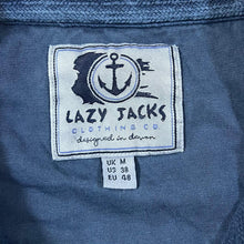 Load image into Gallery viewer, LAZY JACKS Classic Embroidered Mini Logo Surfer Blue Zip Hoodie
