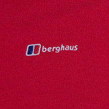 Load image into Gallery viewer, Berghaus Mini Logo Red Grey 1/4 Zip Fleece Pullover Sweatshirt Top
