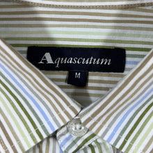 Load image into Gallery viewer, Early 00&#39;s AQUASCUTUM Classic Multi Striped Cotton Long Sleeve Shirt
