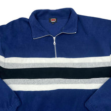Load image into Gallery viewer, Early 00&#39;s GR SPORT Classic Colour Block Striped 1/4 Zip Pullover Fleece Sweatshirt
