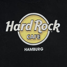 Load image into Gallery viewer, HARD ROCK CAFE &quot;Hamburg&quot; Classic Souvenir Logo Spellout Graphic T-Shirt
