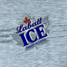 Load image into Gallery viewer, Vintage 90&#39;s LABATT ICE Beer Promo Logo Graphic Grey Single Stitch T-Shirt
